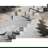 Mexen Roxy свободностояща вана 180 x 85 см, бяла/черна, оттичане gun gray четкано - 51201808575-66