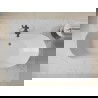 Mexen Roxy свободностояща вана 180 x 85 см, бяла/черна, оттичане gun gray четкано - 51201808575-66