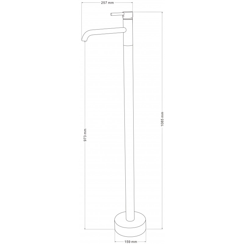 Mexen Rumba мивка за стояща мивка, златна - 73534-50