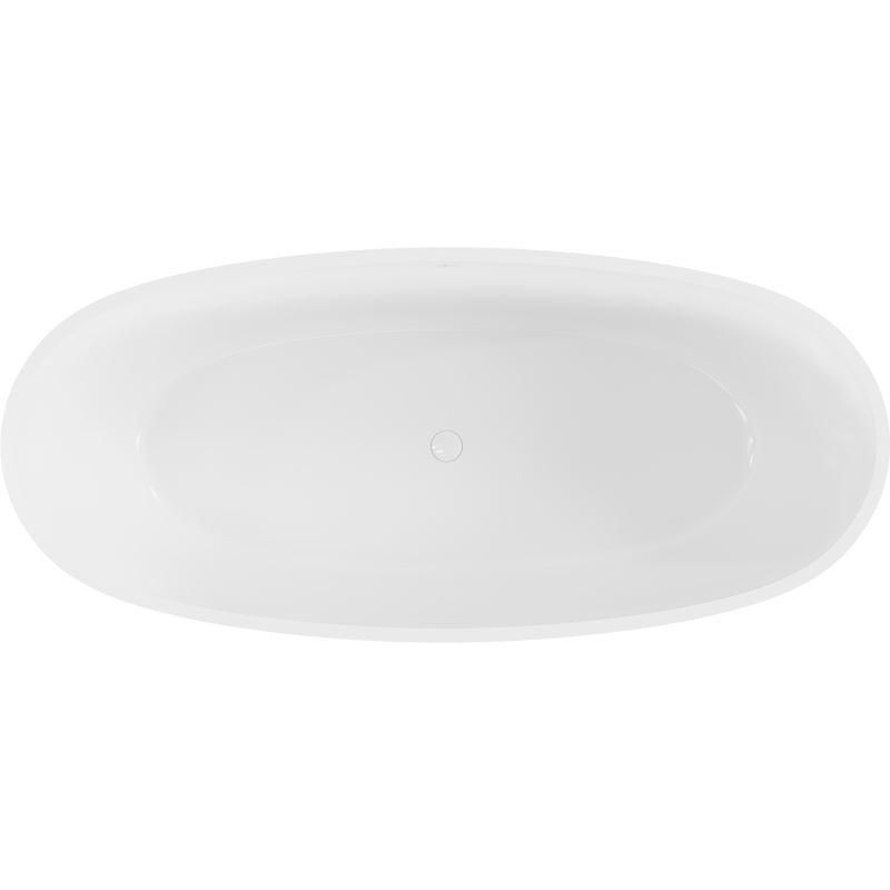 Mexen Torino свободностояща вана от конгломерат 155 x 78 см, бял гланц - 57271557810