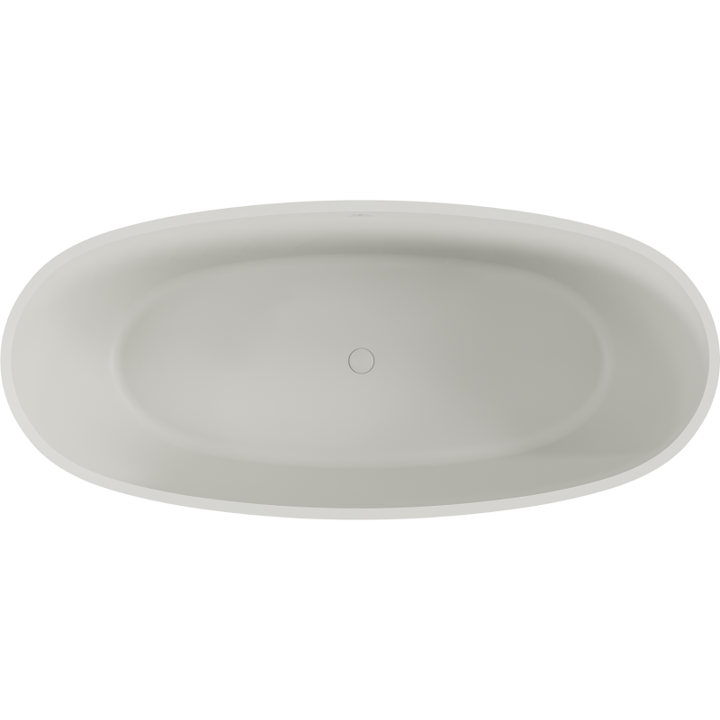 Mexen Torino свободностояща вана от конгломерат 175 x 78 cm, бетон мат - 57271757861