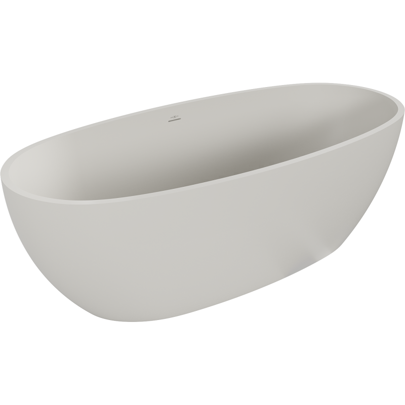Mexen Torino свободностояща вана от конгломерат 175 x 78 cm, матов бетон - 57271757861