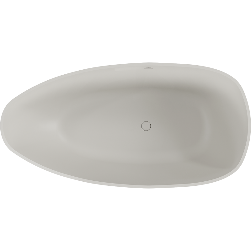 Mexen Imola свободно стояща вана от конгломерат 170 x 88 cm, матов бетон - 57281708561