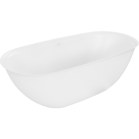 Mexen Siena самостоятелна вана от конгломерат 170 х 80 см, бял мат - 57291708000
