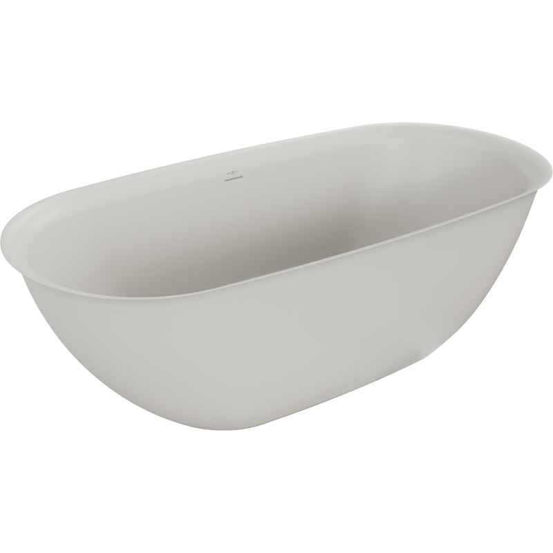 Mexen Siena самостоятелно стояща вана от конгломерат 170 x 80 см, мат бетон - 57291708061