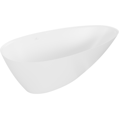 Mexen Milano самостоятелна вана от конгломерат 150 x 82 см, бяла мат - 57301508500