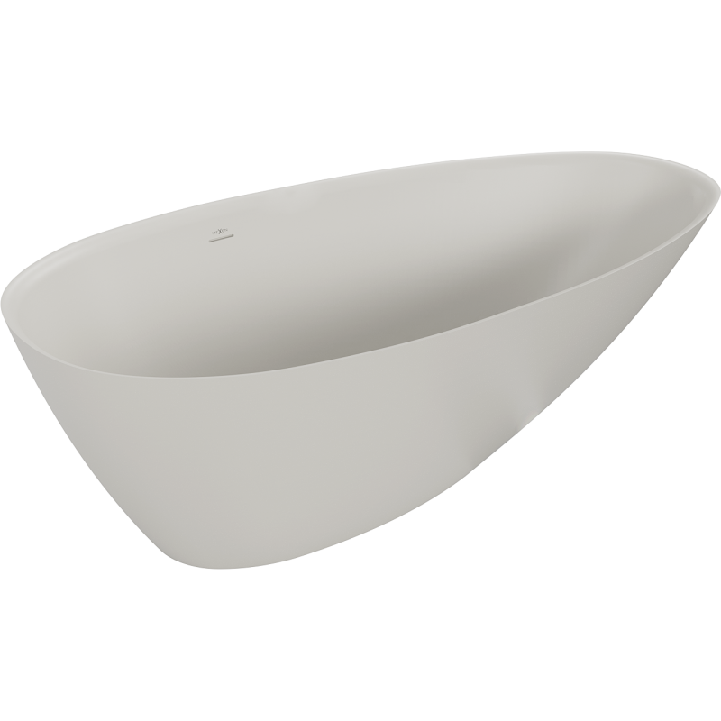 Mexen Milano свободно стояща вана от конгломерат 150 x 82 см, бетон мат - 57301508561
