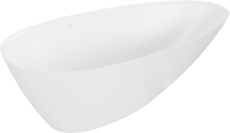 Mexen Milano самостоятелна вана от конгломерат 170 x 86 см, бяла мат - 57301708500