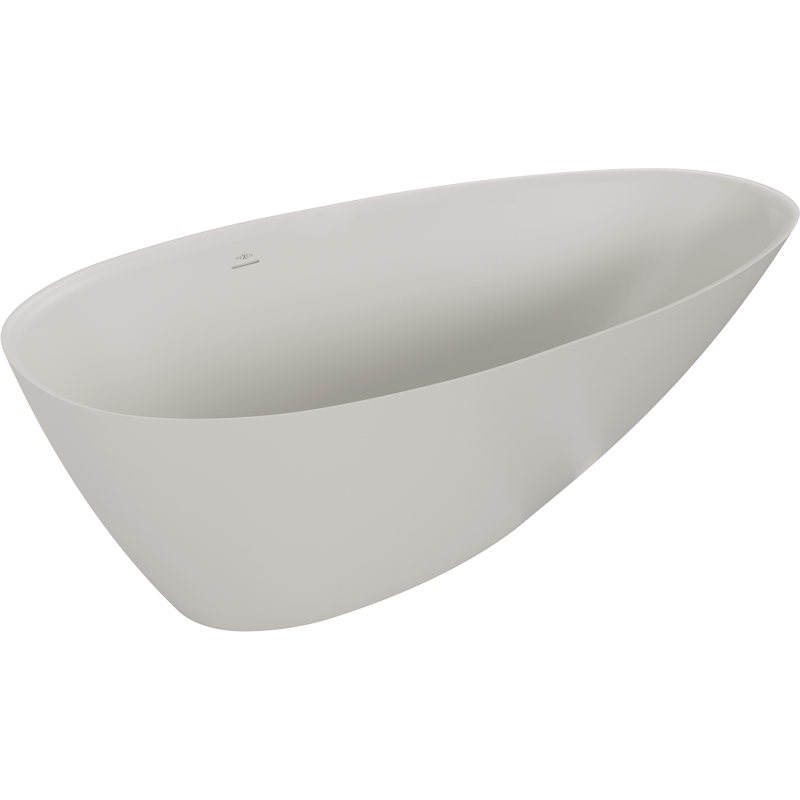 Mexen Milano самостоятелна вана от конгломерат 170 x 86 см, матов бетон - 57301708561