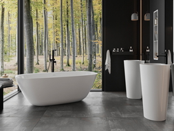 Mexen Como свободностояща вана от конгломерат 170 x 82 см, бяла гланц - 57311708210