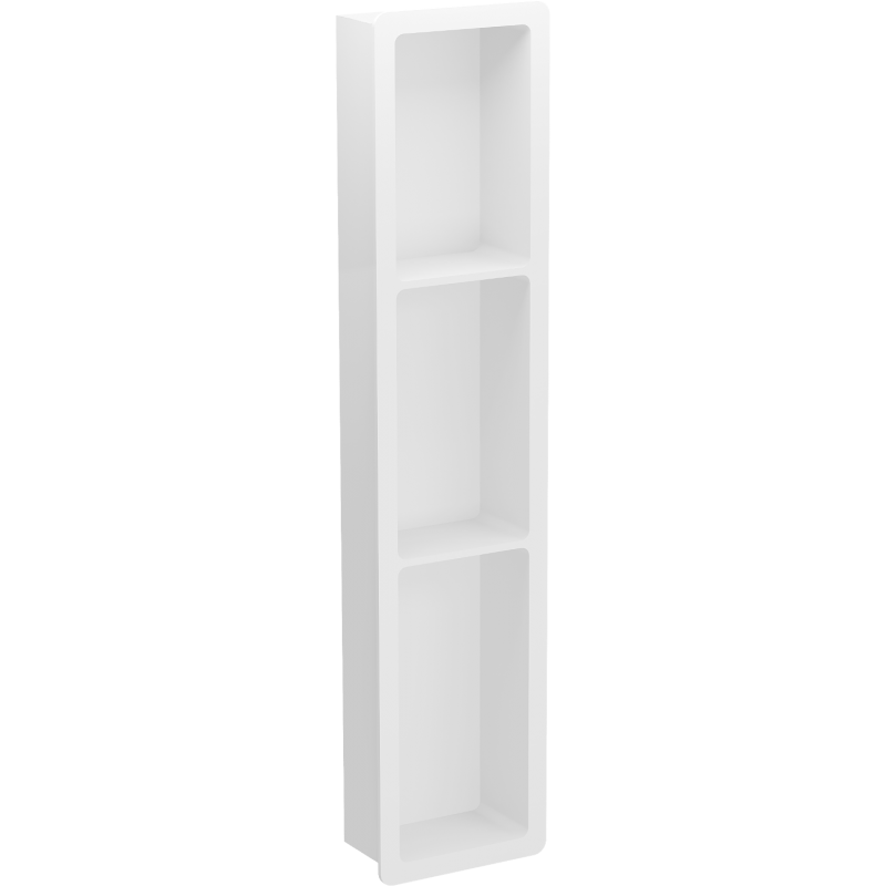 Mexen X-Wall-K нишова лавица от конгломерат 93,2 x 20,7 см, бяла - 1900932010