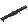 Mexen Flat Abs Flat ABS линеен сифон 2в1 60 см, черен - 1769060