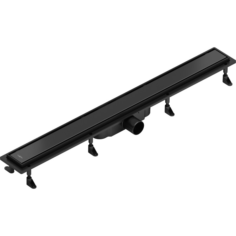 Mexen Flat Abs Flat ABS линеен сифон 2в1 60 см, черен - 1769060