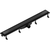 Mexen Flat Abs Flat ABS линеен сифон 2в1 60 см, черен - 1769060
