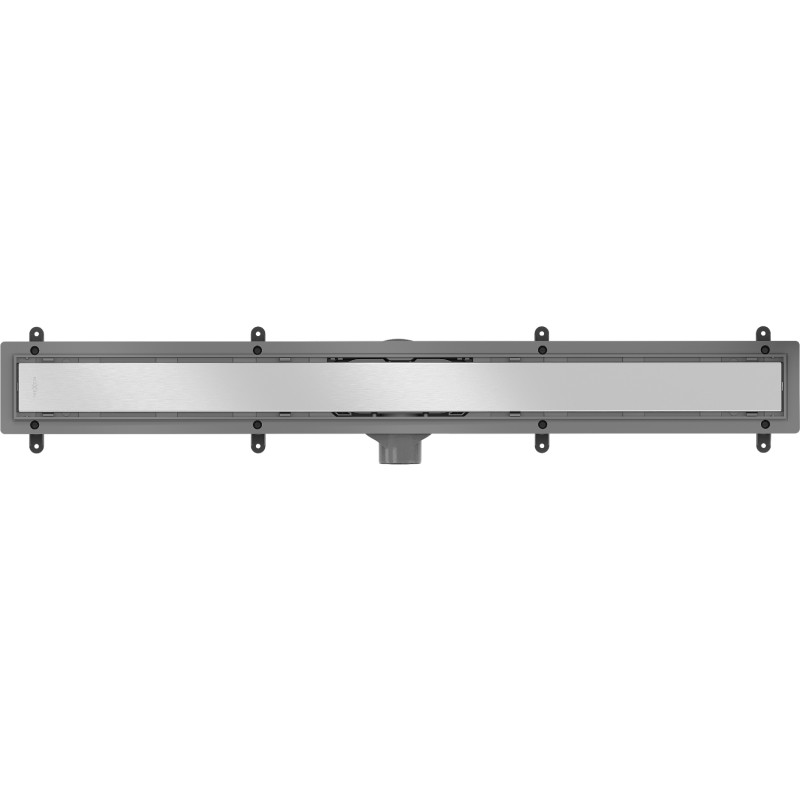 Mexen Flat Abs Flat ABS линеен отвод 2в1 60 см, инокс - 1069060