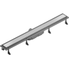 Mexen Flat Abs Flat ABS линеен сифон 2в1 80 см, инокс - 1069080