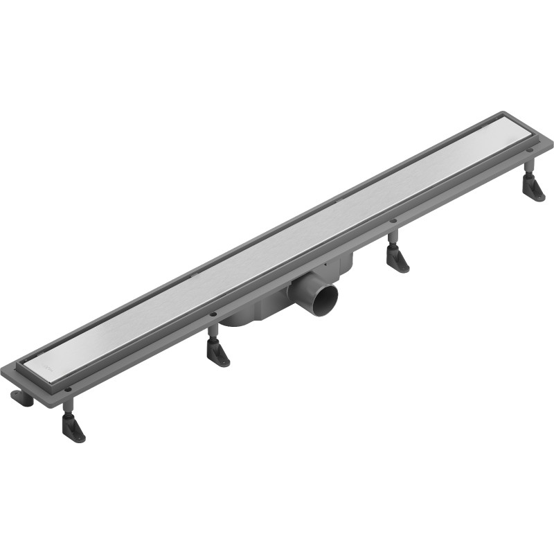 Mexen Flat Abs Flat ABS линеен сифон 2в1 80 см, инокс - 1069080