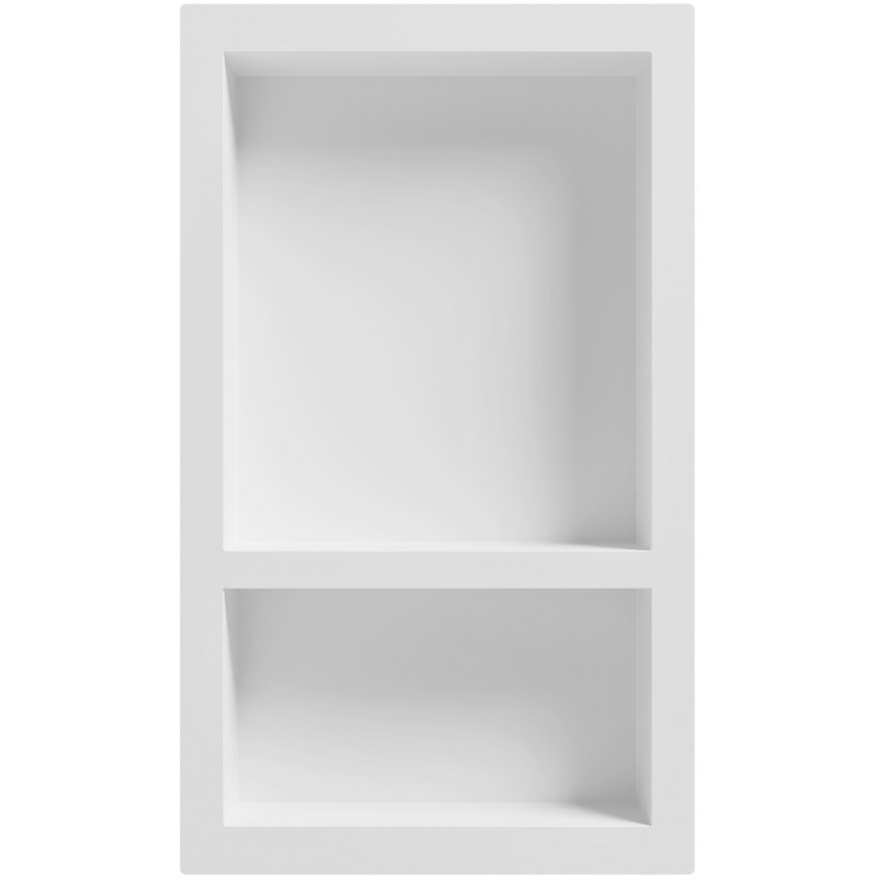 Mexen X-Wall-S нишова полица SMC с фланец 68,6 x 40,7 cm, бяла - 1901694109