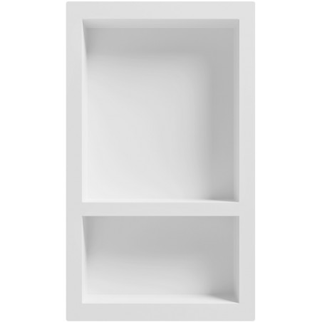 Mexen X-Wall-S нишова полица SMC с фланец 68,6 x 40,7 cm, бяла - 1901694109