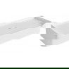 Mexen X-Wall-S стенен рафт SMC 30 x 12,7 см, бял - 1901301305