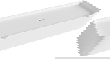 Mexen X-Wall-S стенен рафт SMC 30 x 12,7 см, бял - 1901301305
