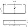 Mexen X-Wall-S стенен рафт SMC 30 x 12,7 см, бял - 1901301305