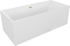 Mexen Vigo свободностояща вана 178,5 x 80 см, бяла, с brushed gold overflow - 51251788000-55