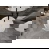 Mexen Onyx-01 свободностояща мивка от конгломерат 45 x 45 см, бял мат - 26524500