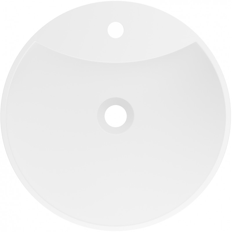 Mexen Ajax-02 свободностояща мивка от конгломерат 45 x 45 см, бяла мат - 26514500