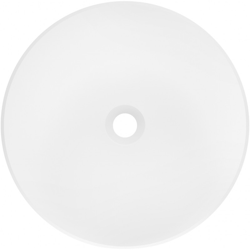 Mexen Leta самостоятелна мивка от конгломерат 45 x 45 cm, бяла мат - 26574500