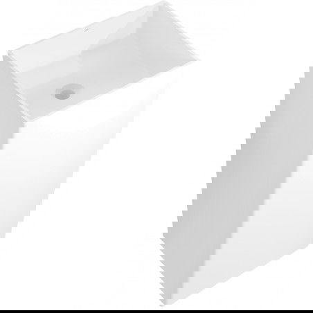 Mexen Xola-1 свободностояща мивка от конгломерат 40 x 40 cm, бяла мат - 26594000