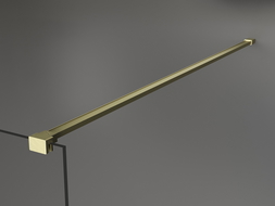 Mexen конзола за преградна стена за душ, злато мат - 800-01-55