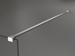 Mexen прав скоба за душ стена 6-8 мм, четкан никел - 800-01-97