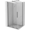 Mexen Velar плъзгаща се душ кабина 100 x 85 см, прозрачна, gun metal - 871-100-085-01-95