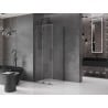 Mexen Velar плъзгаща се душ кабина 100 x 100 см, прозрачна, gun metal - 871-100-100-01-95