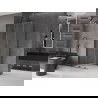 Mexen Velar душ кабина плъзгаща се 110 x 110 cm, прозрачна, gun metal - 871-110-110-01-95