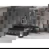Mexen Velar плъзгаща се душ кабина 120 x 120 cm, прозрачна, gun metal - 871-120-120-01-95
