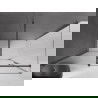 Mexen Velar плъзгаща се душ кабина 140 x 85 cm, прозрачен, gun metal - 871-140-085-01-95