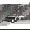 Mexen Velar плъзгаща се душ кабина 160 x 70 см, прозрачно, четкащ никел - 871-160-070-01-97