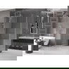 Mexen Velar плъзгаща се душ кабина 160 x 70 см, прозрачно, четкащ никел - 871-160-070-01-97