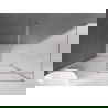 Mexen Velar плъзгаща се душ кабина 160 x 70 см, прозрачно, четкащ никел - 871-160-070-01-97