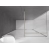 Mexen Velar плъзгащa душ-кабина 140 x 70 см, прозрачна, четкан никел - 871-140-070-01-97