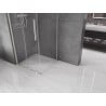 Mexen Velar плъзгаща се душ кабина 90 x 90 см, прозрачна, четка никел - 871-090-090-01-97