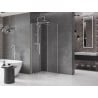 Mexen Velar плъзгаща се душ кабина 90 x 90 см, прозрачна, четка никел - 871-090-090-01-97