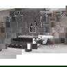 Mexen Velar плъзгаща се душ кабина 100 x 100 cm, прозрачен, четкан никел - 871-100-100-01-97