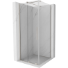 Mexen Velar плъзгаща се душ кабина 120 x 120 см, прозрачна, четкан никел - 871-120-120-01-97