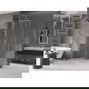Mexen Velar плъзгаща се душ кабина 120 x 120 cm, прозрачен, четкан никел - 871-120-120-01-97