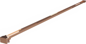 Mexen прост скоба за душ кабина 6-8 мм, розово злато - 800-01-60