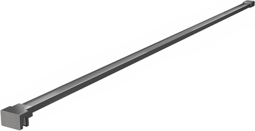 Mexen Прав държач за душ-преграда 6-8 мм, матиран в цвят gun gray - 800-01-66