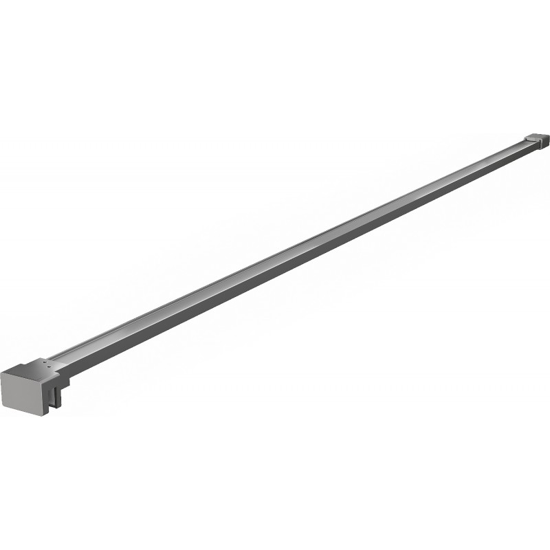 Mexen прав скоба за душ-преграда 6-8 mm, gun metal - 800-01-95